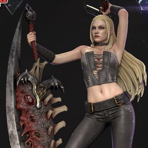 Trish 3D printed Figure – 3D Printed Statue | Miniature | Model Garage kit | Resin Figure