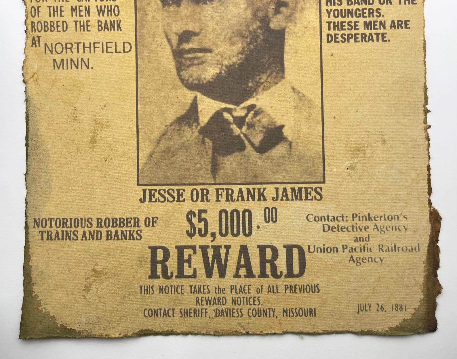 Wanted Poster Jesse James Wild West Western Cowboy Reward Print - Etsy
