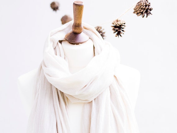 cotton fringe scarf