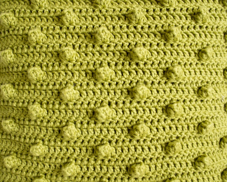 Pistachio Green Pillow Cover,16 x 16 Crochet Cotton Pillow Cover, Pistachio Green Home Decor image 5