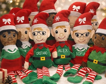 Personalized Plush Christmas Elf: Custom Holiday Keepsake