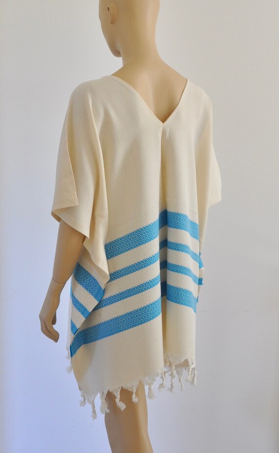 aqua blue beach dress