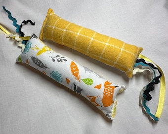 Catnip Cat Toy with Ribbon - Handmade Kicker Toy for Cats