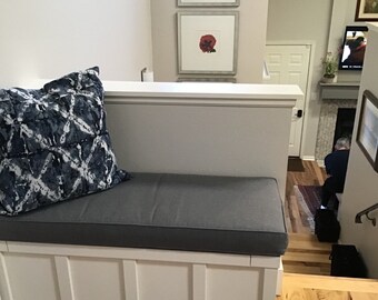 Mudroom Bench Cushion Window Seat Cushion In Custom Fabric