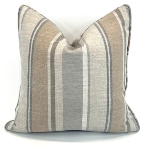 Sunbrella Pillow Covers in your Choice of a Variety of Stripped Fabric