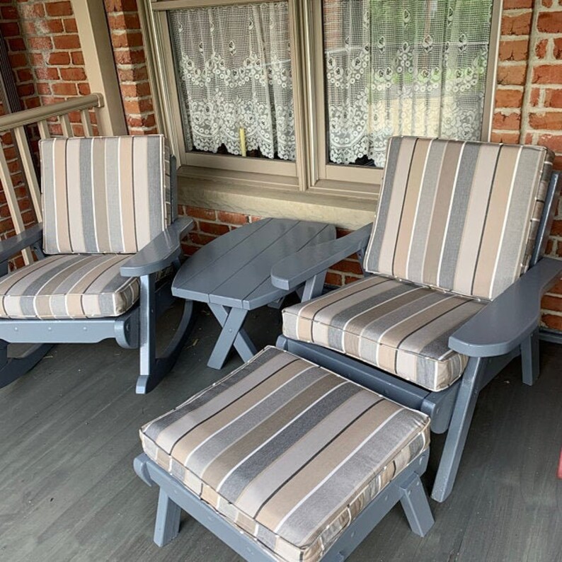 Custom Outdoor Cushions in Custom Sizes and Fabrics Etsy