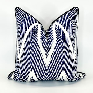 Indigo Paisley Pillow Cover, Lacefield Bindi Kelly Design