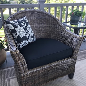 Chair Cushion in a Variety of Sizes and Fabrics Custom Sizes are Available image 7