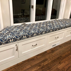 Custom Bench Cushions and Trapezoid Cushions in a Wide Variety of Fabrics