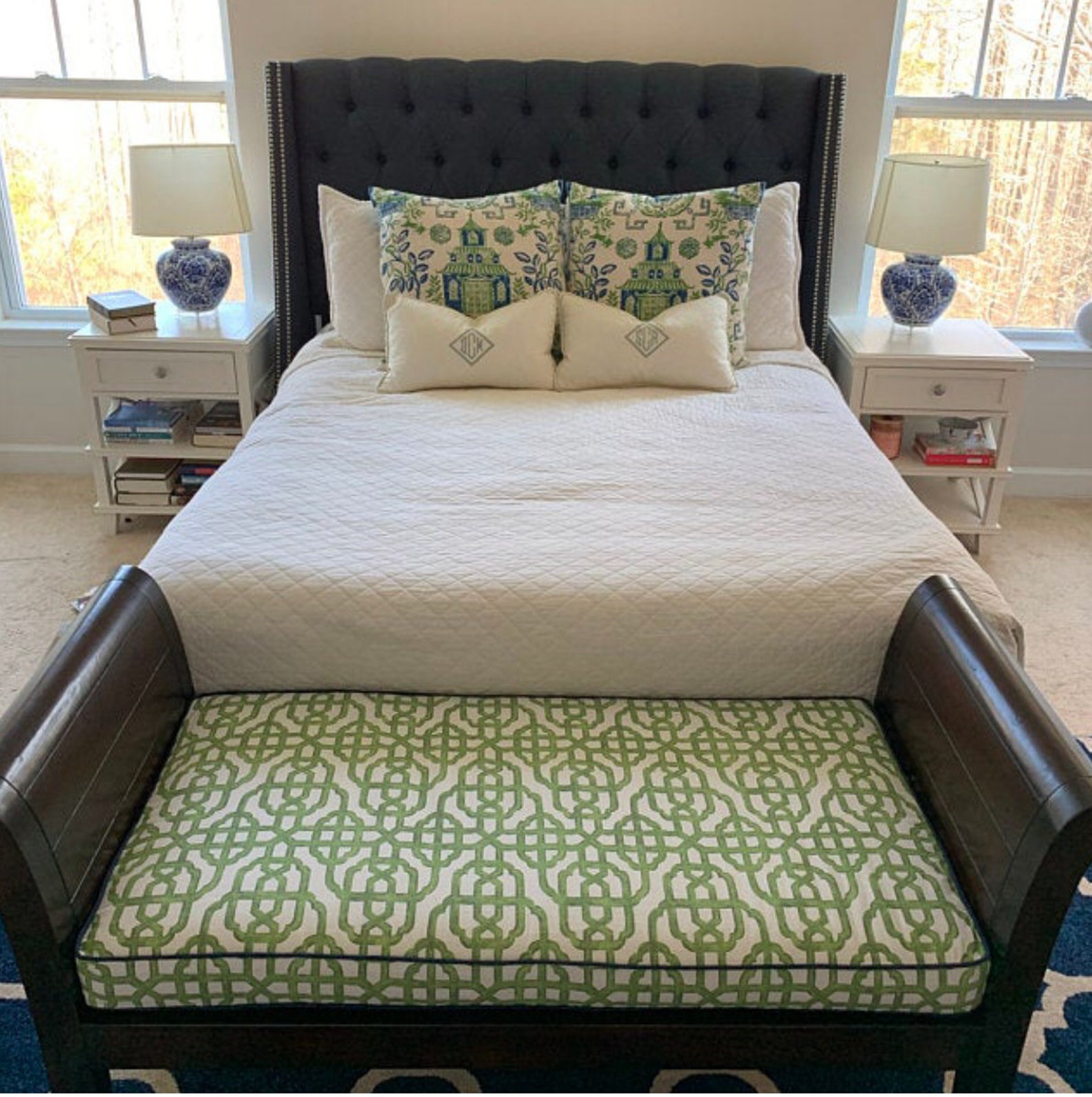 Cushion Bench Trapezoid Window Seat Cushions in a Wide Variety Etsy