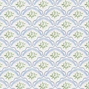 Decorative Pillow Cover in Stout Fabric Vine Scalloped Fabric