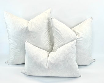 High Quality Cotton Pillow Inserts in 10/90 Down Feather