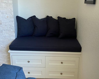 mb+4 Colors 3D Round Shape Flat Velvet Style Seat Cushion Cover Custom Size