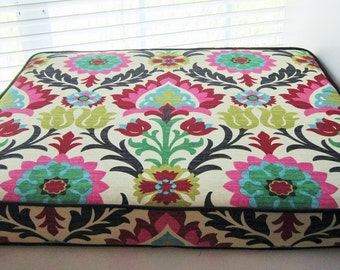 Bench Cushion in Santa Maria Desert Flower