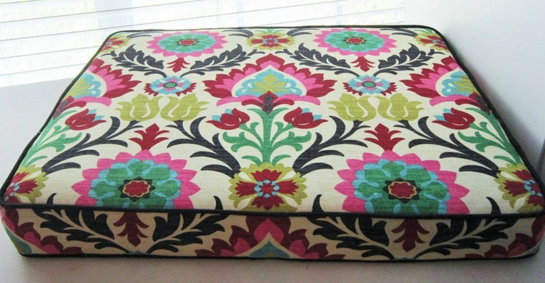 Chair Cushion in a Variety of Sizes and Fabrics Custom Sizes are Available imagem 9