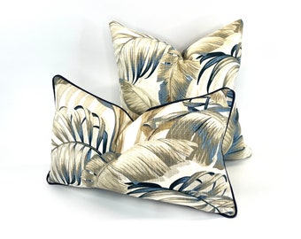 Pillow Cover in Tommy Bahama Palmiers Riptide Fabric