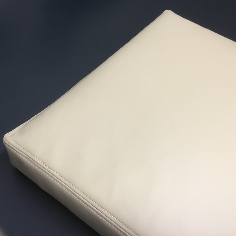 Custom Bench Cushion in Vinyl Fabric with Top Stitching for Etsy