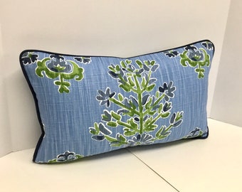 Pillow Covers in Lacefield Clara Cornflower