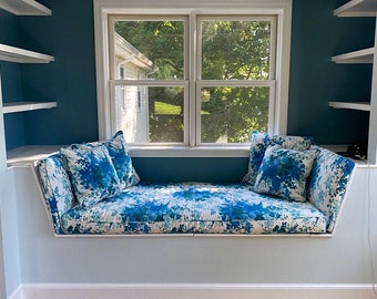 Bench Cushions and Trapezoid Cushions in a Wide Variety of Fabrics and Sizes