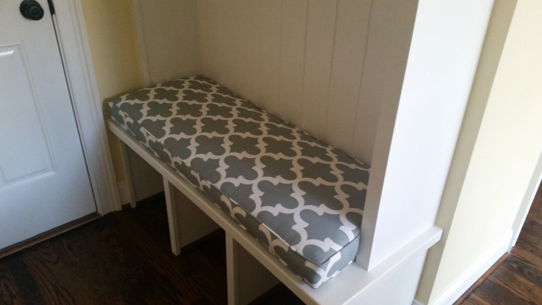 Mudroom Bench Cushion Window Seat Cushion in Custom Fabric Etsy