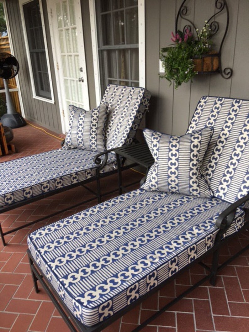 Custom Outdoor Cushions in Custom Sizes and Fabrics Etsy