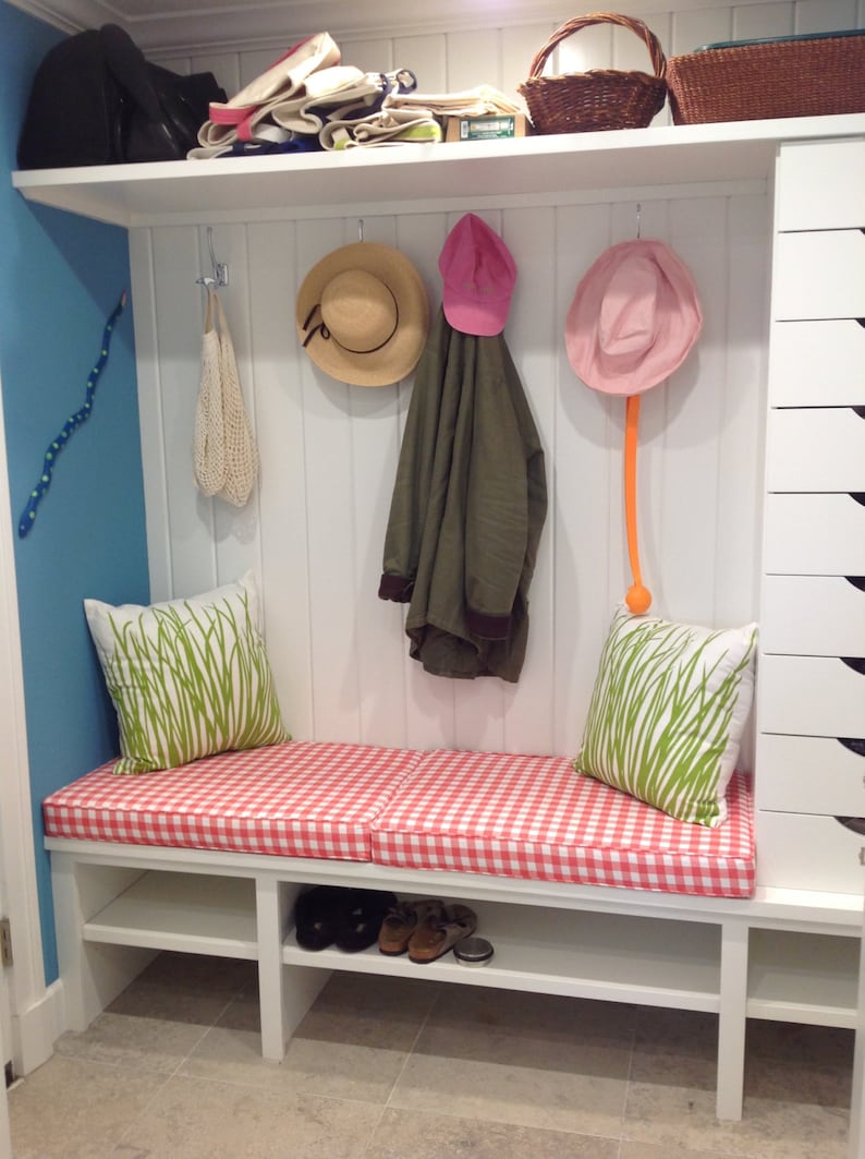 Mudroom Bench Cushion Window Seat Cushion in Custom Fabric Etsy