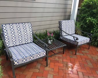 Custom Outdoor Cushions in Custom Sizes and Fabrics