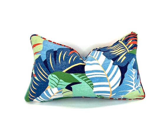 Decorative Pillow Cover in Tommy Bahama Home Playa Eterna Palma Linda Mangrove Fabric Etsy