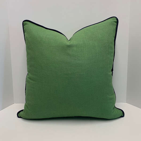 Blue Green Pillow Etsy