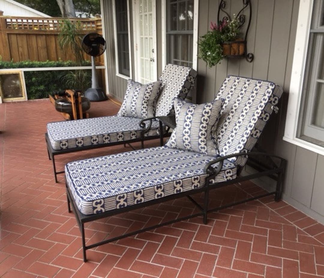 Outdoor Lounge Cushions in a Wide Selection of Fabrics and Custom Sizes Etsy