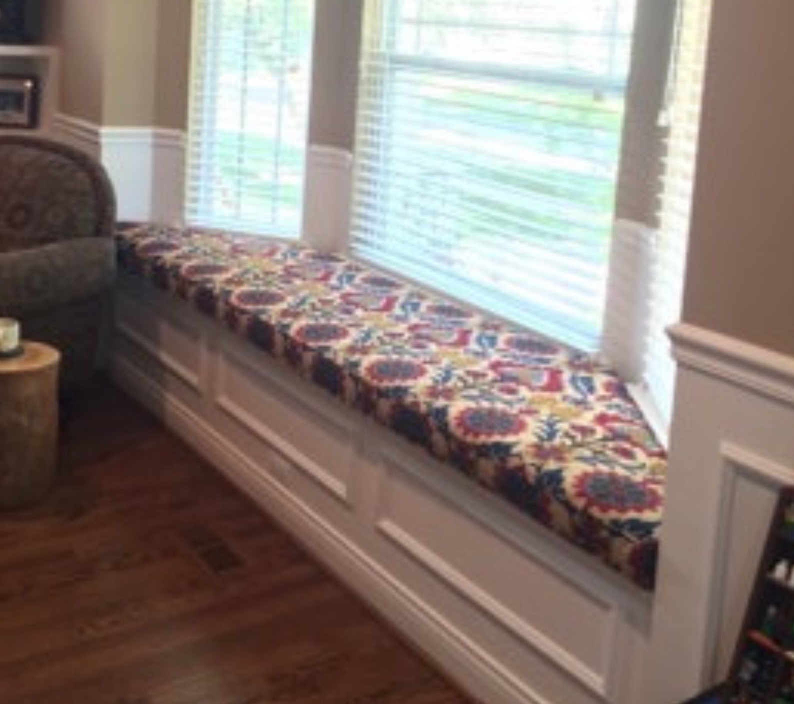 Custom Trapezoid Window Cushion made to fit your space Etsy