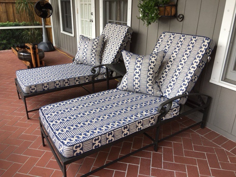 Custom Outdoor Cushions in a Wide Selection of Fabrics and Etsy