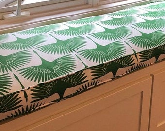 Bench Cushions and Trapezoid Cushions in a Wide Variety of Fabrics and Custom Sizes