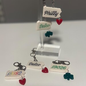 Philly and Philly adjacent keychains.
