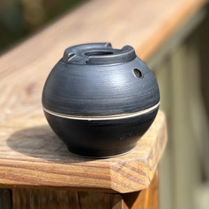 Matte Black Small Incense Burner