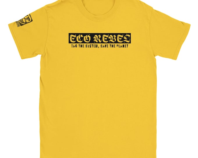 ECO Rebel Tag the system, Save the Planet Classic Unisex Crewneck T-shirt | Gildan® 64000