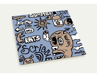 Crazy Summer. Just Draw. Pack of 10 Greeting Cards (US & CA)