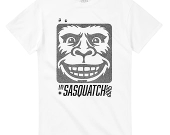 My Sasquatch Shop The Sasquatch Face Heavyweight Unisex Crewneck T-shirt | Gildan® 5000