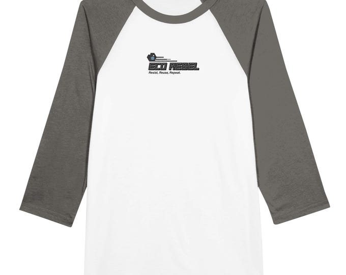 ECO REBEL Unisex 3/4 sleeve Raglan T-shirt