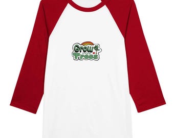 Grow More Trees w love Unisex 3/4 sleeve Raglan T-shirt