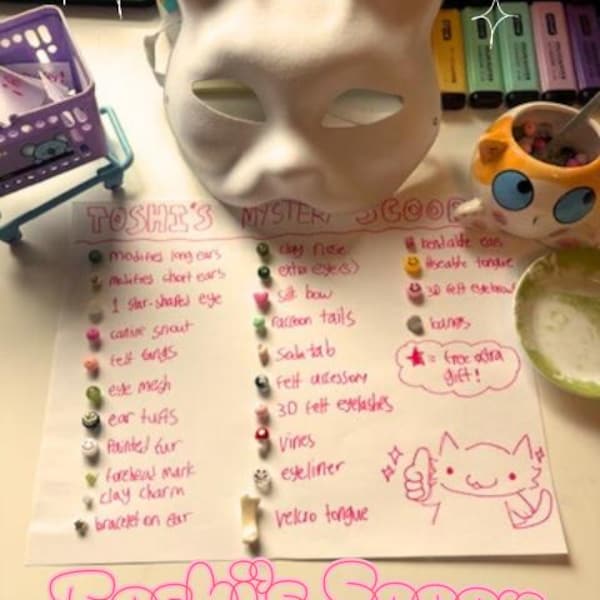 CLOSED - Therian Mystery Scoop Mask >READ DESC<