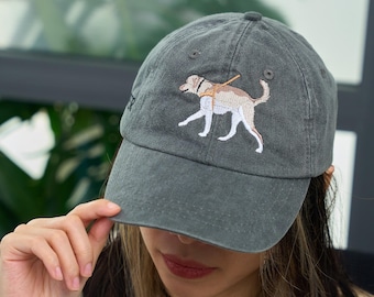Custom Embroidered Pet Photo Hat: Personalized Dog Mom Gift
