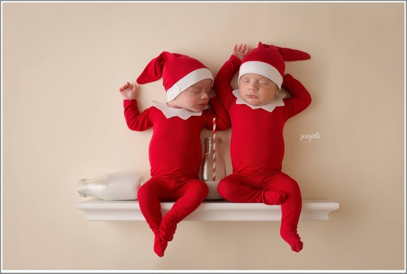 Elf on a store shelf baby outfit