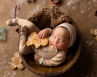 Newborn Gingerbread Pajama