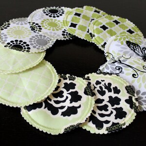 Organic Nursing Pads w Bamboo and PUL/ 10 pads/ COMPLIMENTARY SHIPPING
