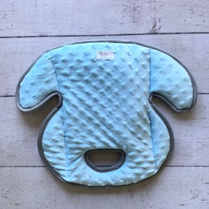 Autositz schutzpolster, Stofflage für Autositz oder Kinderwagen, KOSTENFREIER VERSAND, Minky Blau