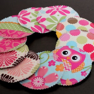 Organic Nursing Pads w Bamboo and PUL/ 10 pads/ COMPLIMENTARY SHIPPING