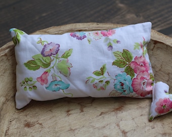 Newborn Floral Posing Pillow with Matching Floral Pillow Heart