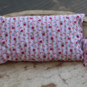 Newborn Floral Posing Pillow with Matching Floral Pillow Heart