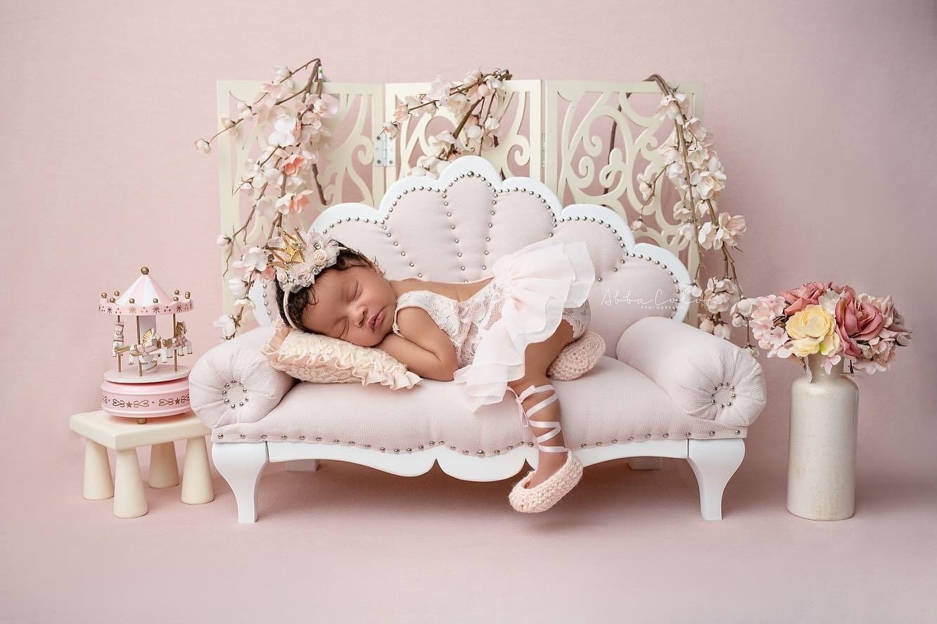 Newborn Ballerina Dress and Ballet Shoes